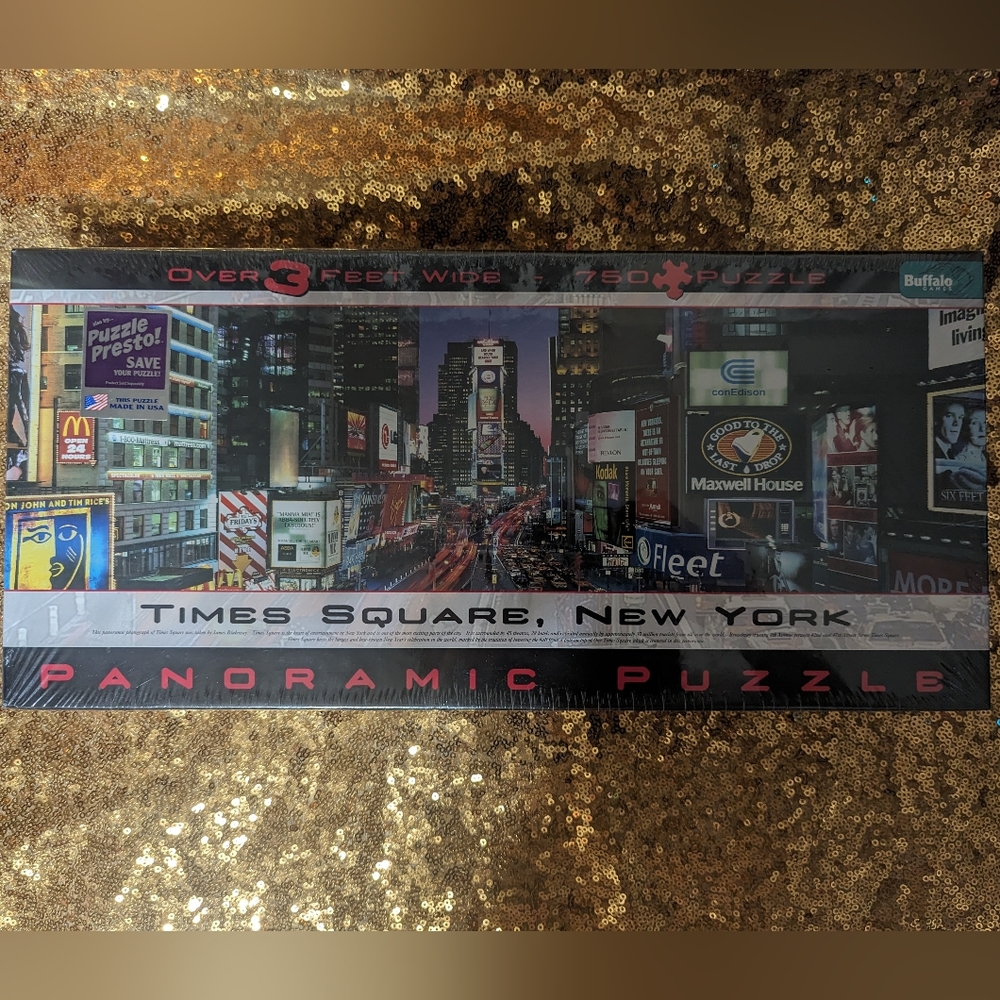 Times square New York over 3 ft wide 750 puzzle